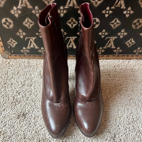 Prada Brown Ankle Boots - Picture 8 of 10
